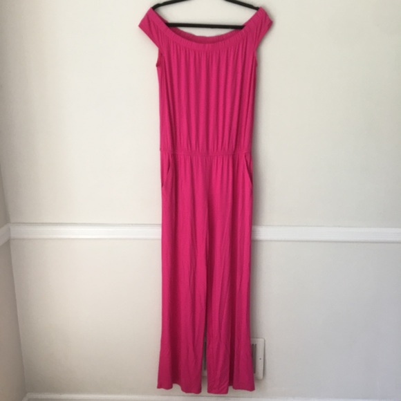 Trina Turk | Annalisa Jumpsuit Brilliant Fuschia M - Picture 3 of 8